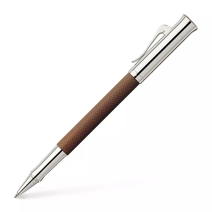 PIÓRO KULKOWE GUILLOCHE COGNAC GRAF VONFABER-CASTELL