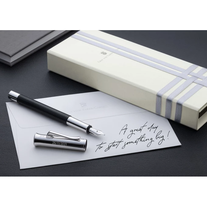 PIÓRO WIECZNE GUILLOCHE BLACK M GRAF VON FABER-CASTELL