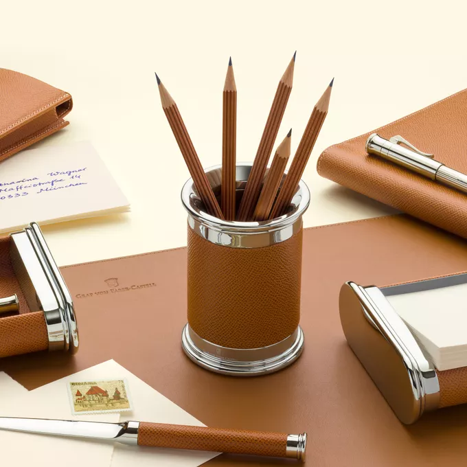 ZESTAW AKCESORIÓW BRĄZOWY GRAF VON FABER-CASTELL