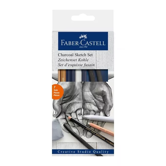 ZESTAW WĘGLI DO SZKICOWANIA FABER-CASTELL