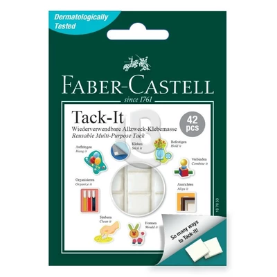 MASA MOCUJĄCA TACK-IT 30G BIAŁA FABER-CASTELL