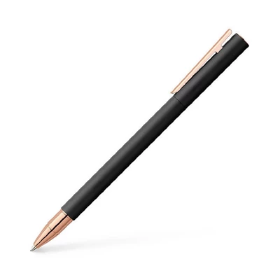 PIÓRO KULKOWE NEO SLIM BLACK ROSEGOLD FABER-CASTELL