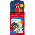 FARBY SZKOLNE CONNECTOR FABER-CASTELL, 12 KOLORÓW + PĘDZELEK