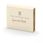 NABOJE DO PIÓRA GARNET RED PERMANENT 6 SZT. GRAF VON FABER-CASTELL