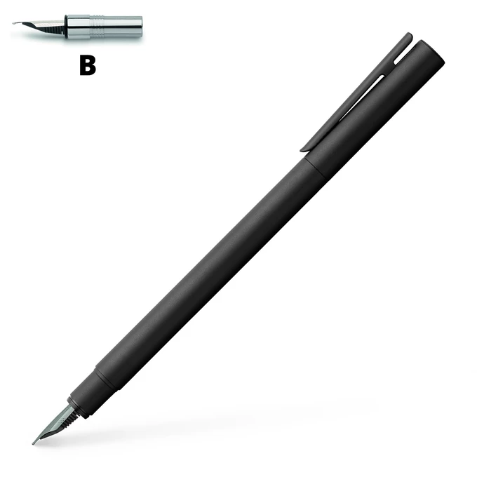 PIÓRO WIECZNE NEO SLIM BLACK FABER-CASTELL - Stalówka: B - gruba