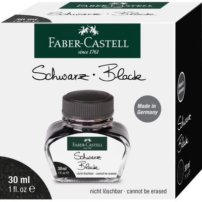 ATRAMENT FABER-CASTELL 30 ML, CZARNY