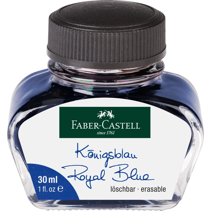 ATRAMENT FABER-CASTELL 30 ML, NIEBIESKI