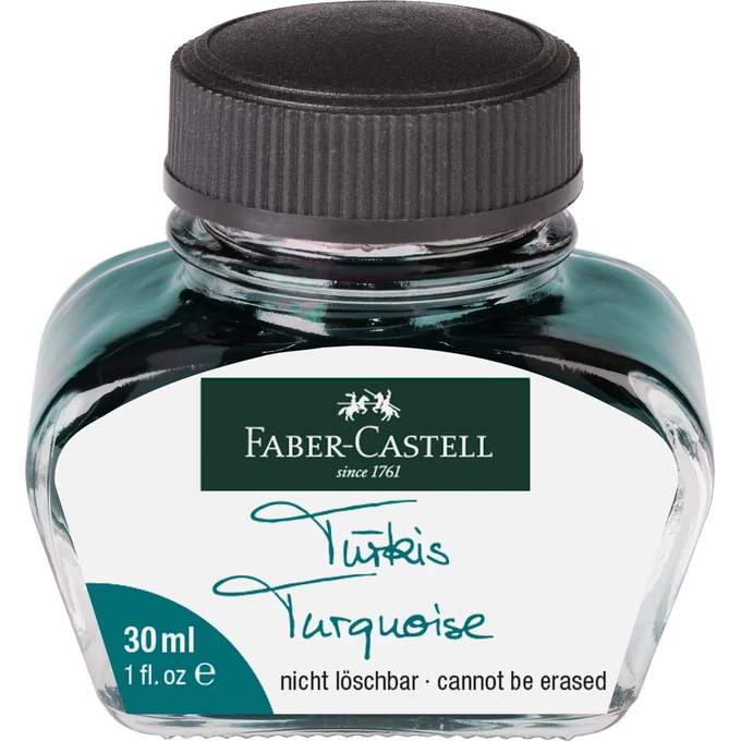 ATRAMENT FABER-CASTELL 30 ML, TURKUSOWY