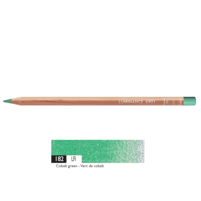 Kredka Caran d'Ache Luminance 6901, 182 Cobalt Green - Kobaltowa Zieleń