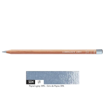 Kredka Caran d'Ache Luminance 6901, 504 Payne's Grey 30% - Szary Payne'a 30%