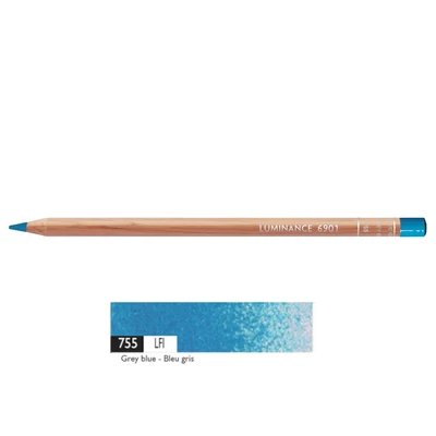 Kredka Caran d'Ache Luminance 6901, 755 Grey Blue - Niebieskoszara