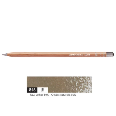 Kredka Caran d'Ache Luminance 6901, 846 Raw Umber 50% - Czysta Umbra 50%