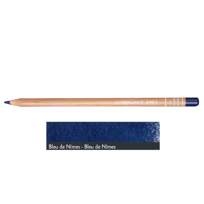 Kredka Caran d'Ache Luminance 6901, 135 - Bleu de Nimes - Niebieski z Nimes