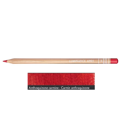 Kredka Caran d'Ache Luminance 6901, 580 Anthraquinone Carmine - Karmin Antrachinonowy