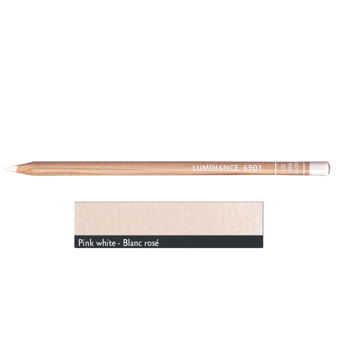 Kredka Caran d'Ache Luminance 6901, 581 Pink White - Różowobiały