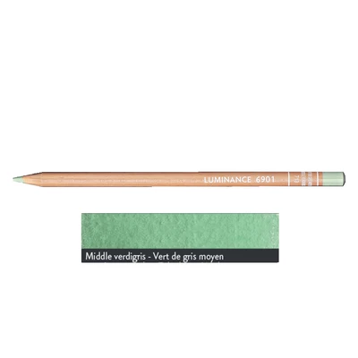 Kredka Caran d'Ache Luminance 6901, 713 Middle Verdigris - Grynszpan