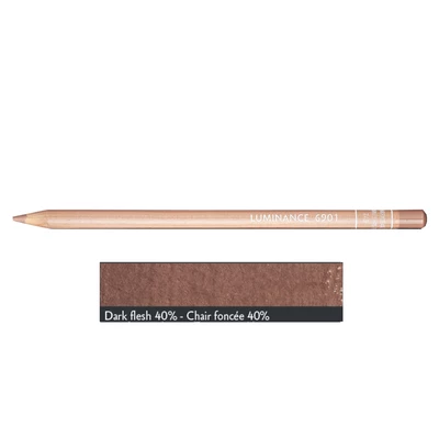 Kredka Caran d'Ache Luminance 6901, 745 Dark Flesh 40% - Ciemny Cielisty 40%