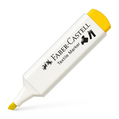 MARKER DO TKANIN FABER-CASTELL, ŻÓŁTY