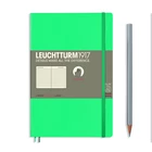 NOTATNIK LEUCHTTURM1917 PAPERBACK B6+, MIĘKKA OPRAWA, SZMARAGDOWY