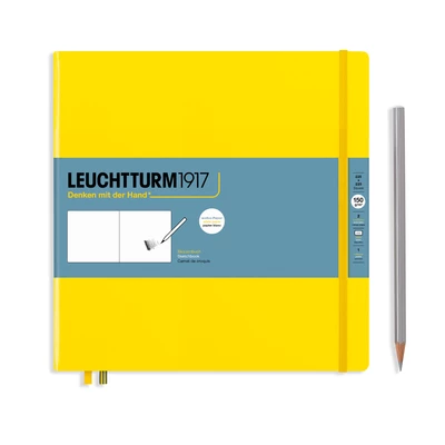 SZKICOWNIK LEUCHTTURM1917 SQUARE (225 x 225 MM) CYTRYNOWY