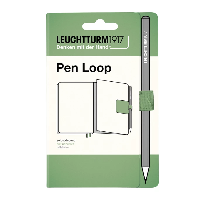 SZLUFKA NA DŁUGOPIS (PEN LOOP) LEUCHTTURM1917, MUTED COLOURS SAGE (SZAŁWIOWA)