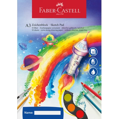 Szkicownik A3 FABER-CASTELL 100 g/m2, 10 kartek