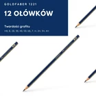 [TANIEJ O 6 ZŁ] OŁÓWKI GOLDFABER 1221 FABER-CASTELL, 12 SZTUK O RÓŻNEJ TWARDOŚCI GRAFITU