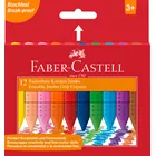 [Taniej o 12,12 zł] ZESTAW SZKOLNY KREDKI ŚWIECOWE + BLOK + TEMPERÓWKA + NOŻYCZKI FABER-CASTELL