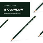 [Taniej o 16 zł] OŁÓWKI CASTELL 9000 FABER-CASTELL, 16 SZTUK, WSZYSTKIE TWARDOŚCI GRAFITU