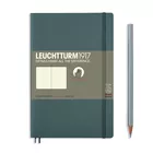 NOTATNIK LEUCHTTURM1917 PAPERBACK B6+, MIĘKKA OPRAWA, ANTRACYTOWY - Liniatura: w kropki