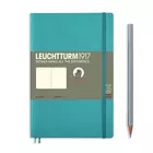 NOTATNIK LEUCHTTURM1917 PAPERBACK B6+, MIĘKKA OPRAWA, NORDYCKI NIEBIESKI - Liniatura: gładki