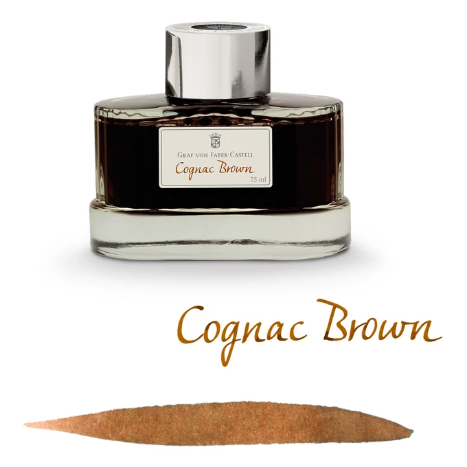 ATRAMENT GRAF VON FABER-CASTELL W BUTLI 75ML, COGNAC BROWN