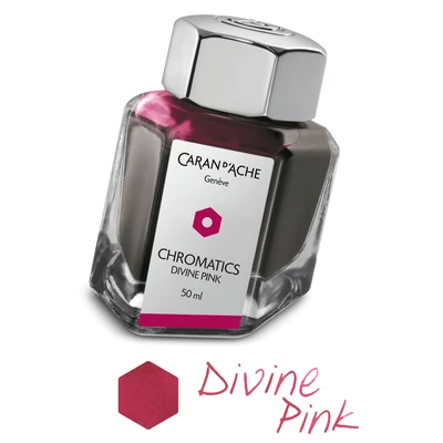 Atrament Chromatics Caran d'Ache, kolor Divine Pink (Boski Róż)