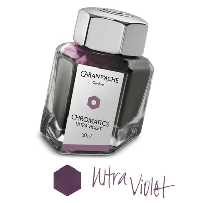 Atrament Chromatics Caran d'Ache, kolor Ultra Violet (Intensywny Fiolet)