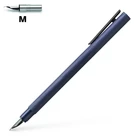 PIÓRO WIECZNE NEO SLIM ALUMINIUM FABER-CASTELL, DARK BLUE - Stalówka: M - średnia