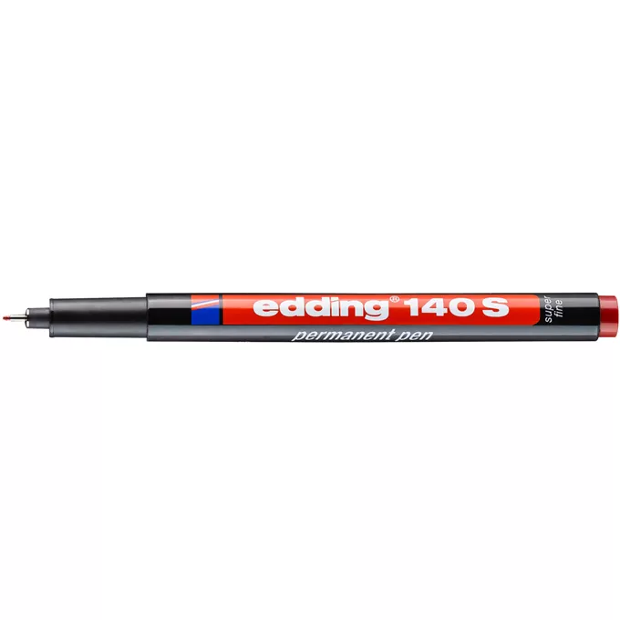 FOLIOPIS - MARKER NIEZMYWALNY EDDING 0,3MM , CZERWONY