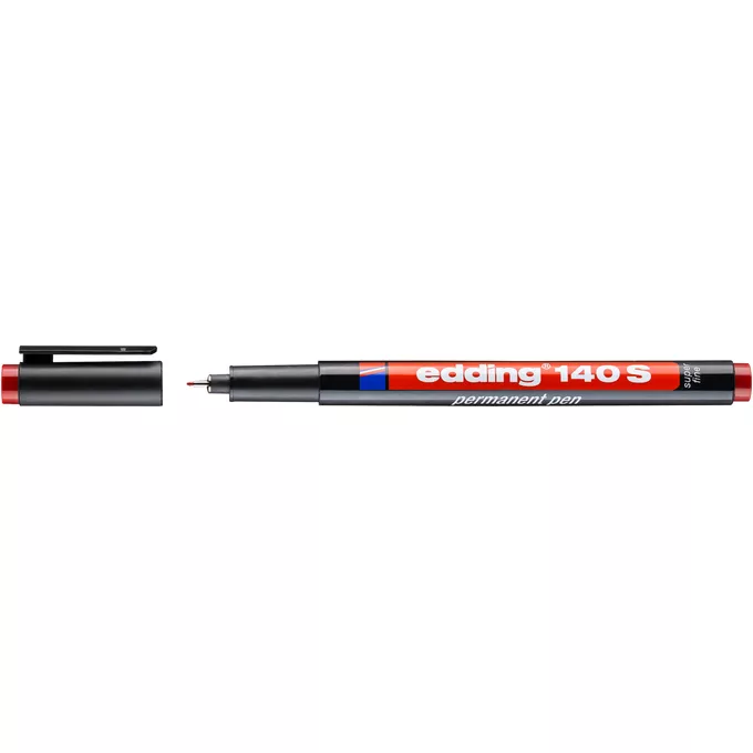 FOLIOPIS - MARKER NIEZMYWALNY EDDING 0,3MM , CZERWONY