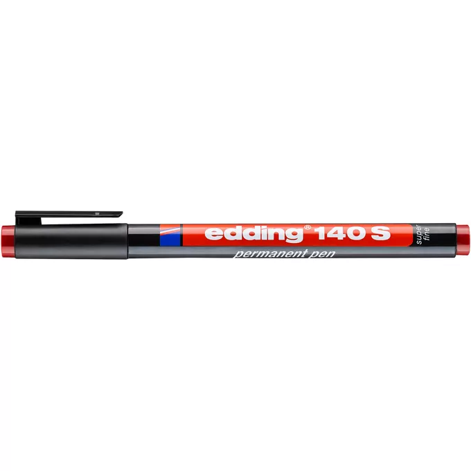 FOLIOPIS - MARKER NIEZMYWALNY EDDING 0,3MM , CZERWONY