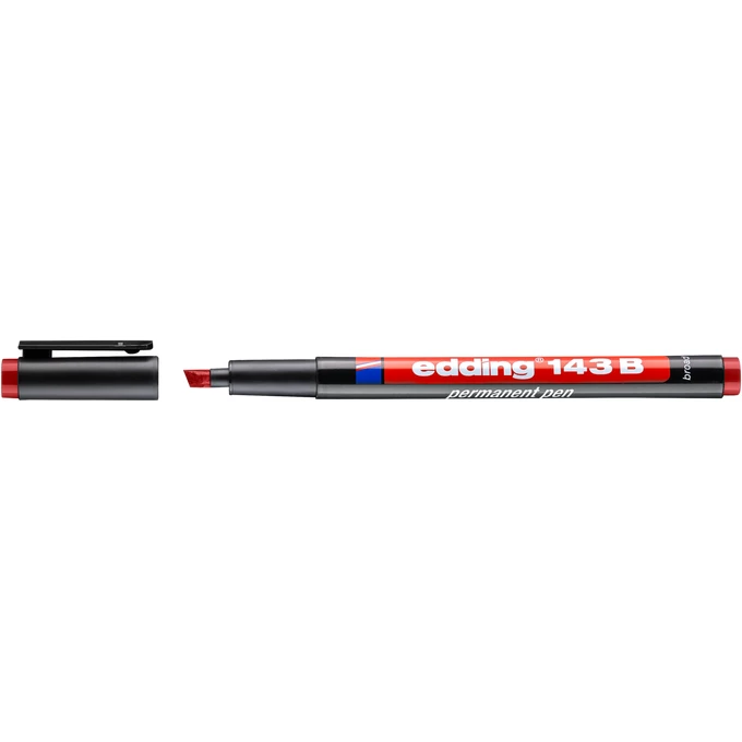 FOLIOPIS - MARKER NIEZMYWALNY EDDING 1-3MM CZERWONY