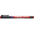 FOLIOPIS - MARKER NIEZMYWALNY EDDING 1-3MM CZERWONY