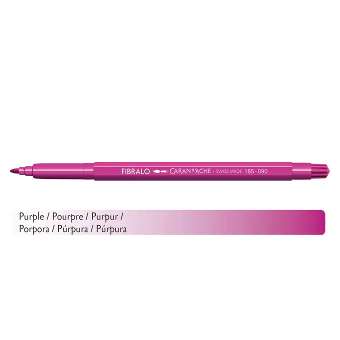 Flamaster Caran d'Ache Fibralo, 090 Purpurowy