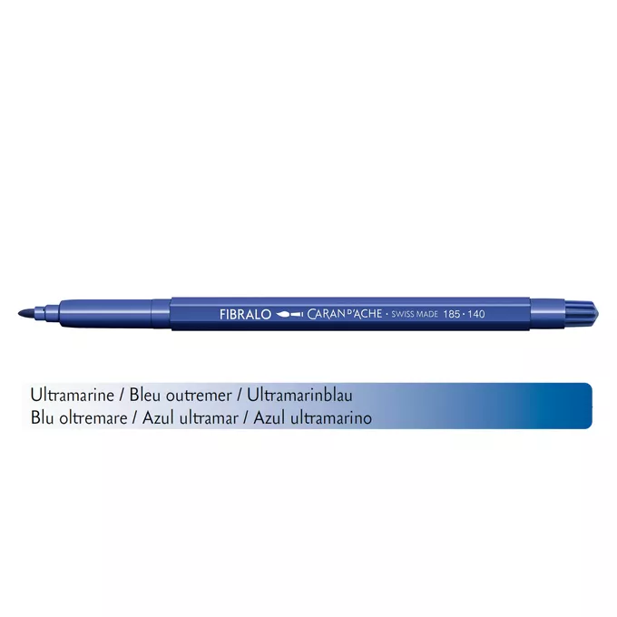 Flamaster Caran d'Ache Fibralo, 140 Ultramaryna