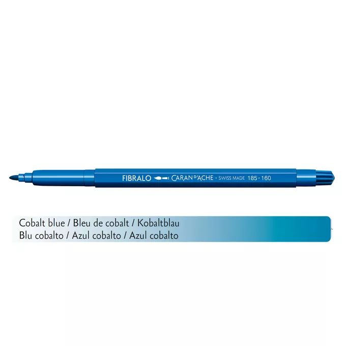 Flamaster Caran d'Ache Fibralo, 160 Kobaltowy Błękit