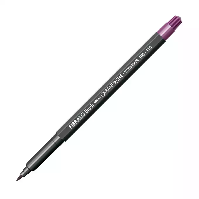 Flamaster Caran d'Ache Fibralo Brush, 110 Liliowy