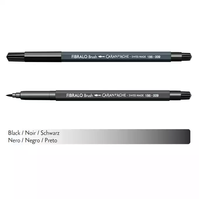 Flamastry Caran d'Ache Fibralo Brush