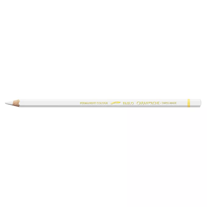 Kredka Caran d'Ache Pablo, kolor 001 White