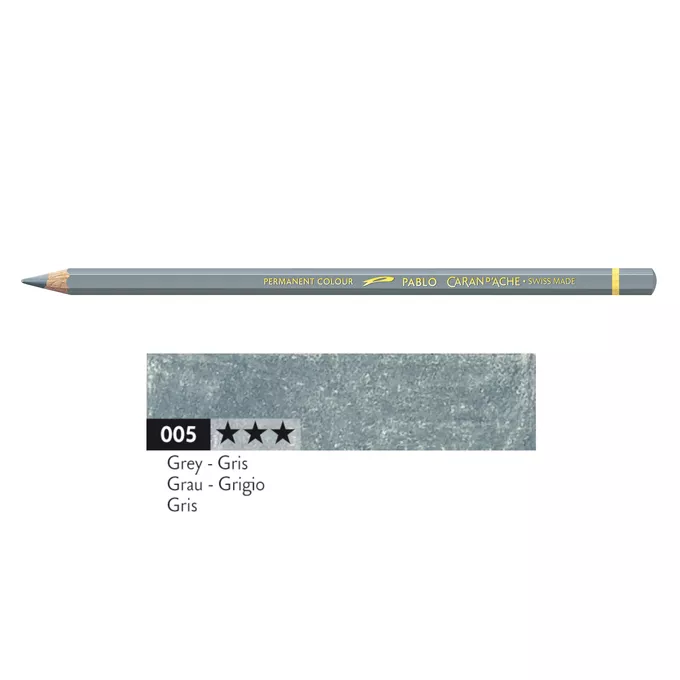 Kredka Caran d'Ache Pablo, kolor 005 Grey