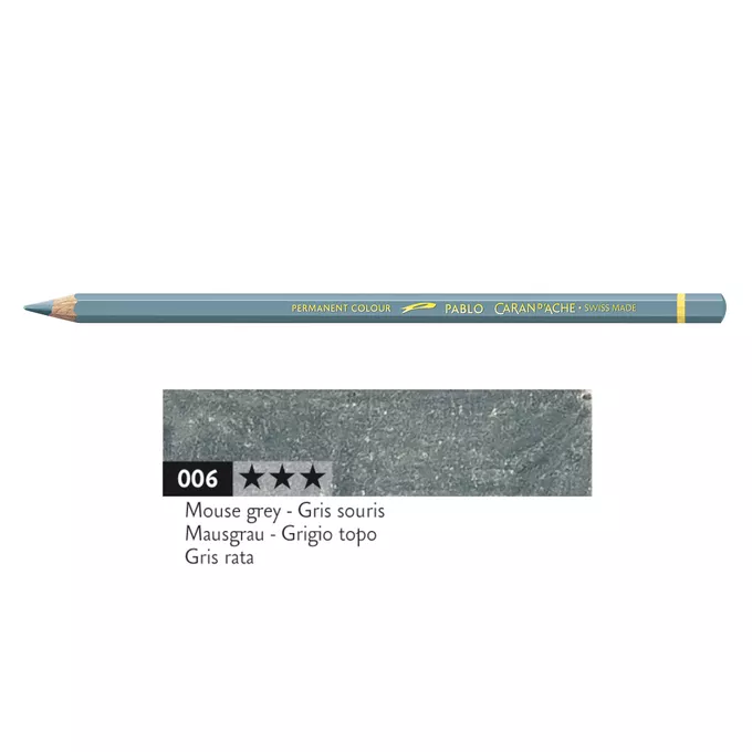 Kredka Caran d'Ache Pablo, kolor 006 Mouse Grey