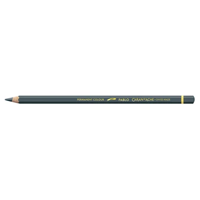 Kredka Caran d'Ache Pablo, kolor 008 Greyish Black - Szarawy Czarny