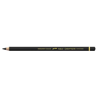 Kredka Caran d'Ache Pablo, kolor 009 Black - Czarna